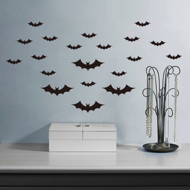 Halloween Diy Pvc Bat Samolepka Na Zeď Home Decoration Baby Room Tapeta Pro Dětský Pokoj