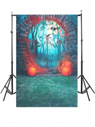 Halloween Dýňový Netopýr Studio Látková Fotografie Pozadí Odolné Foto Party Wall Decor