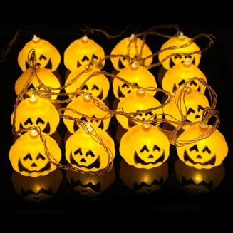 Halloween Ghost Dýně Barevná Řetězová Světla Zahrada Nádvoří Strašidelný Dům Bar Sváteční Dekorace