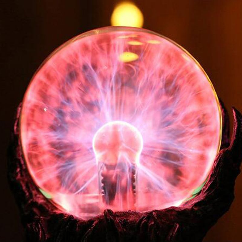 Halloween Skull Magic Ball Funny Night Light Kreativní Elektrostatická Indukční Lampa Home Decor