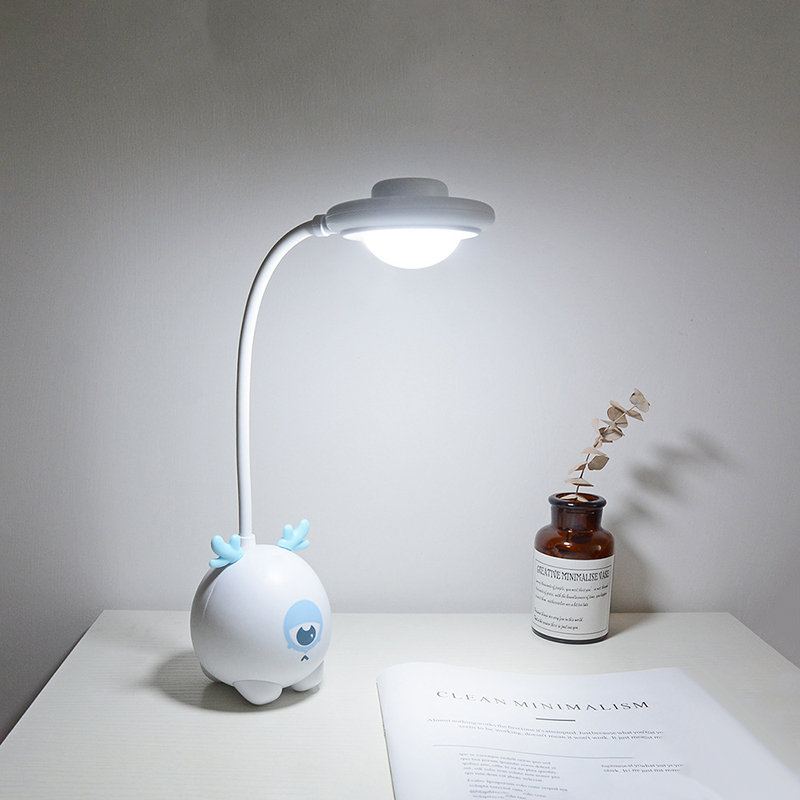 Jelení Hadicová Stolní Lampa Skládací Usb Nabíjecí Led Stmívací Noční Světlo V Ložnici