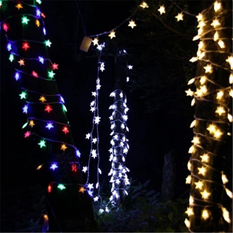 Kcasa Dsl-6 Gardening 5m 40led Světelný Řetěz Ve Tvaru Hvězdy Holiday Garden Party Svatební Dekorace