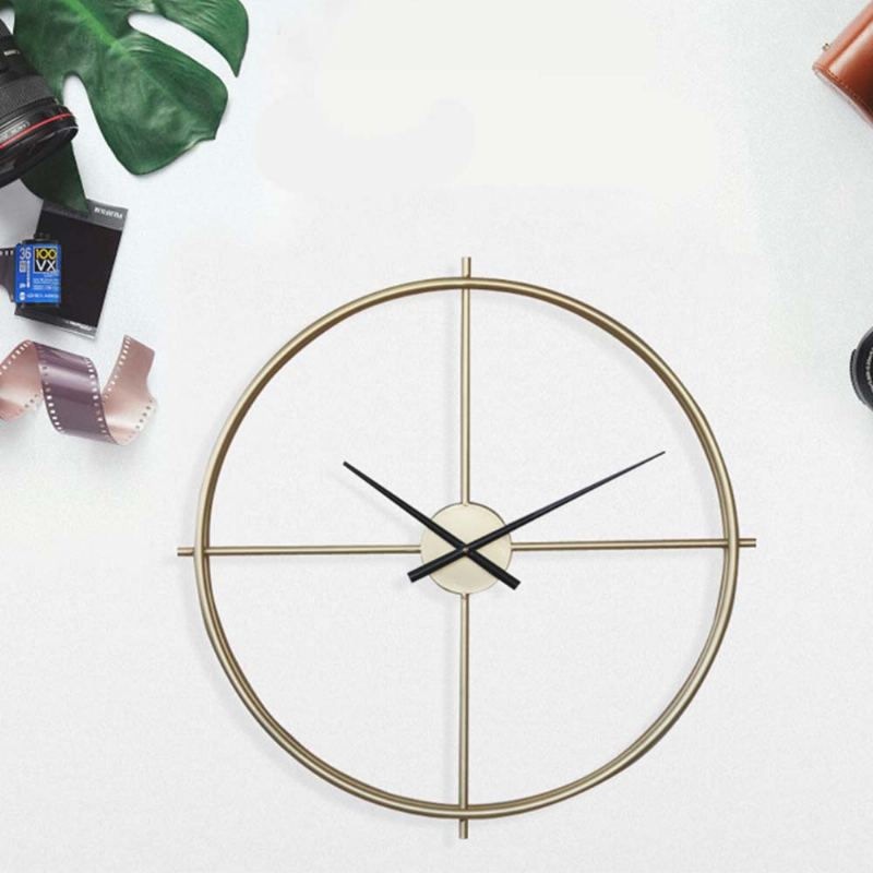 Kulaté Nástěnné Hodiny Quartz - Minimalistické S Moderním Designem