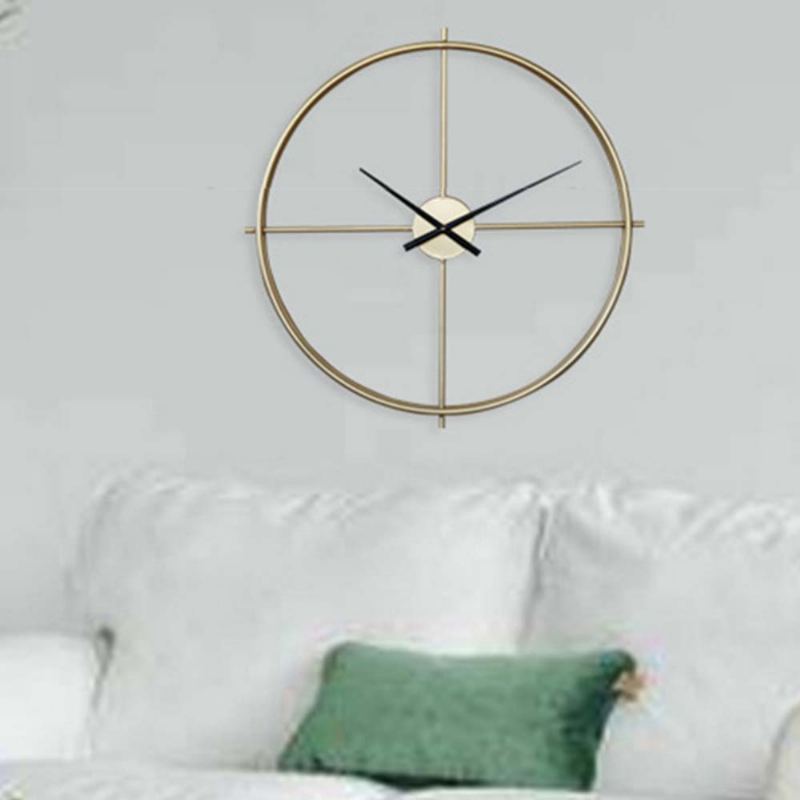 Kulaté Nástěnné Hodiny Quartz - Minimalistické S Moderním Designem