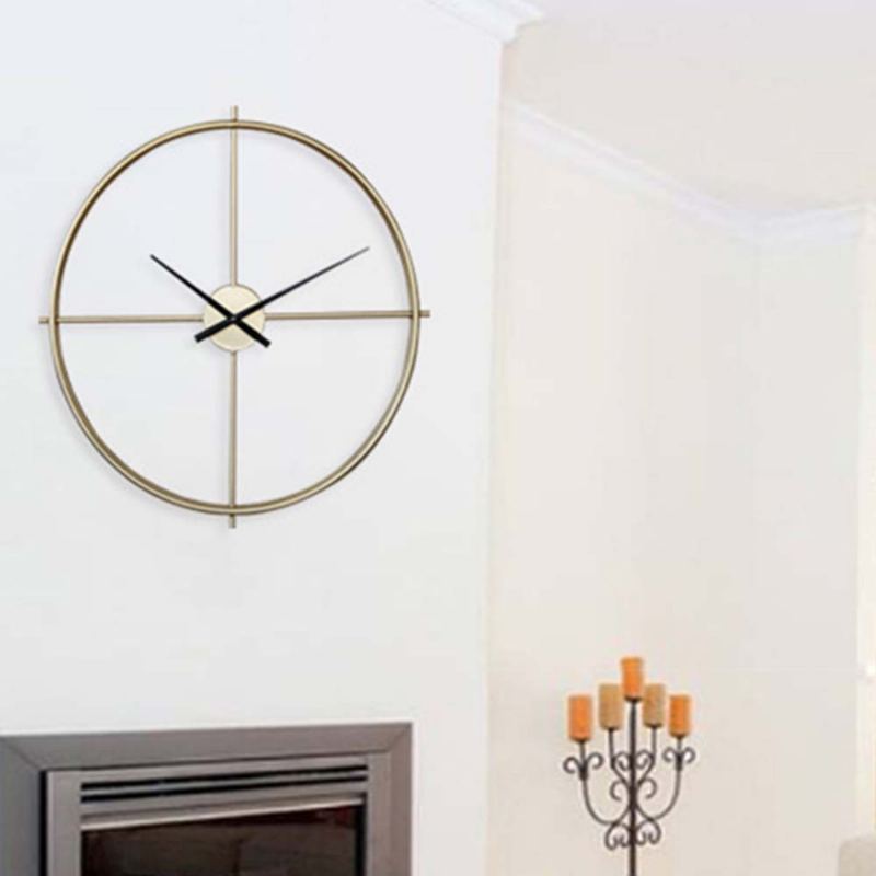 Kulaté Nástěnné Hodiny Quartz - Minimalistické S Moderním Designem