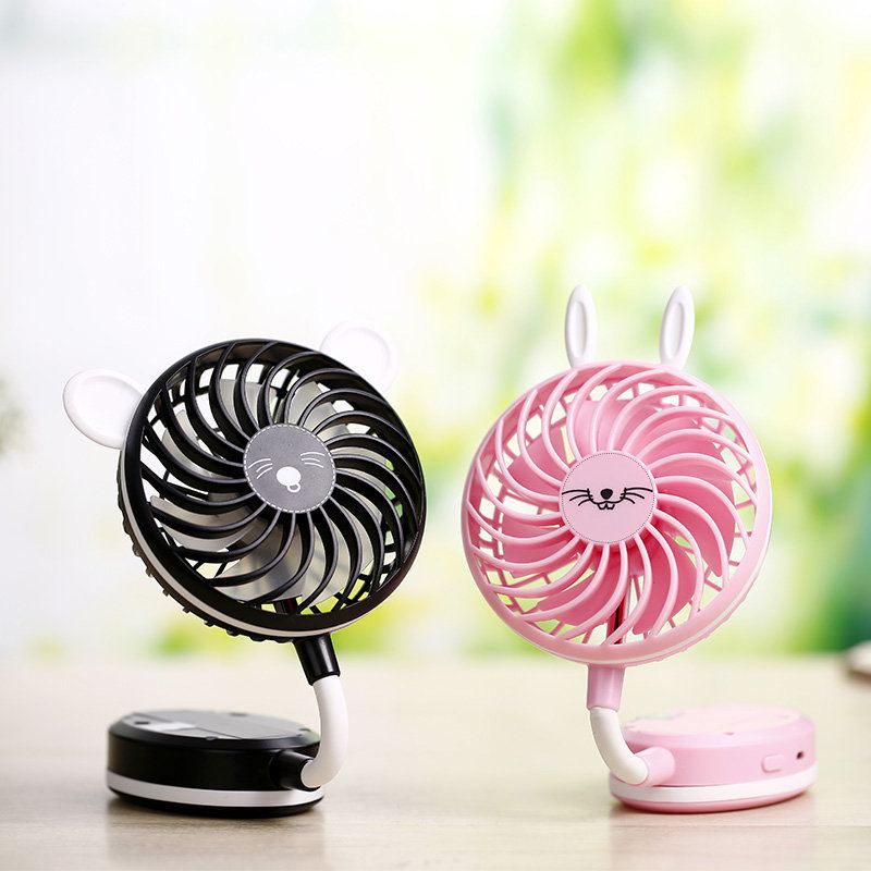 Loskii Lf-092 Mini Usb Ruční Stojací Ventilátor Letní Chlazení Odnímatelný Cestovní Venkovní