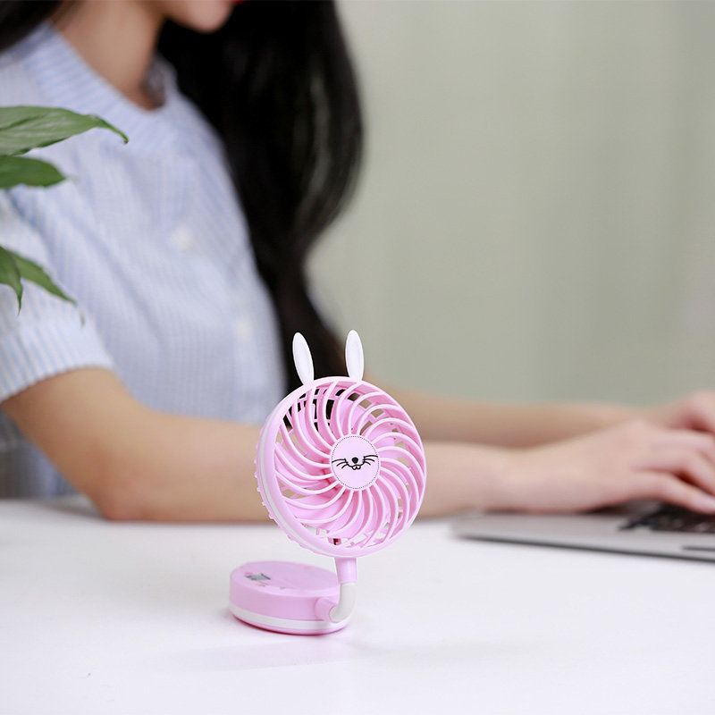 Loskii Lf-092 Mini Usb Ruční Stojací Ventilátor Letní Chlazení Odnímatelný Cestovní Venkovní