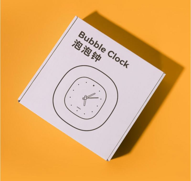 Muid Bubble Clock Nástěnné Hodiny Jednoduché Nový Čínský Obývací Pokoj Domácí Ložnice Tiché Quartzové