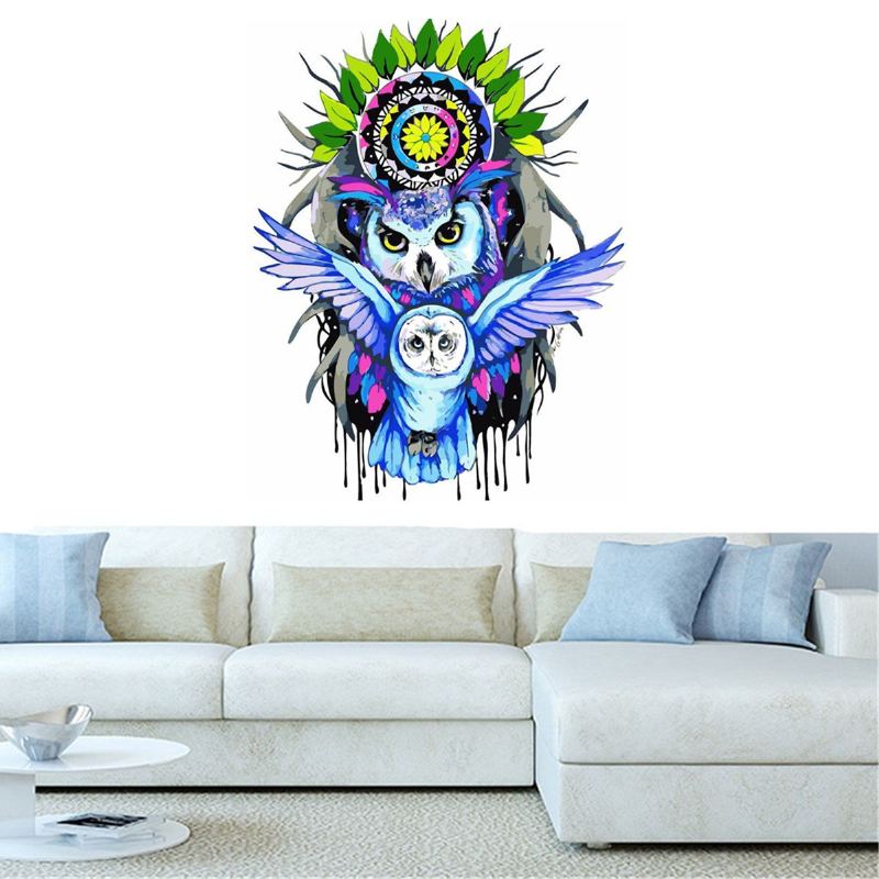 Paint By Number Kit Colorful Owl Pop Art Painting Ložnice Home Wall Decor