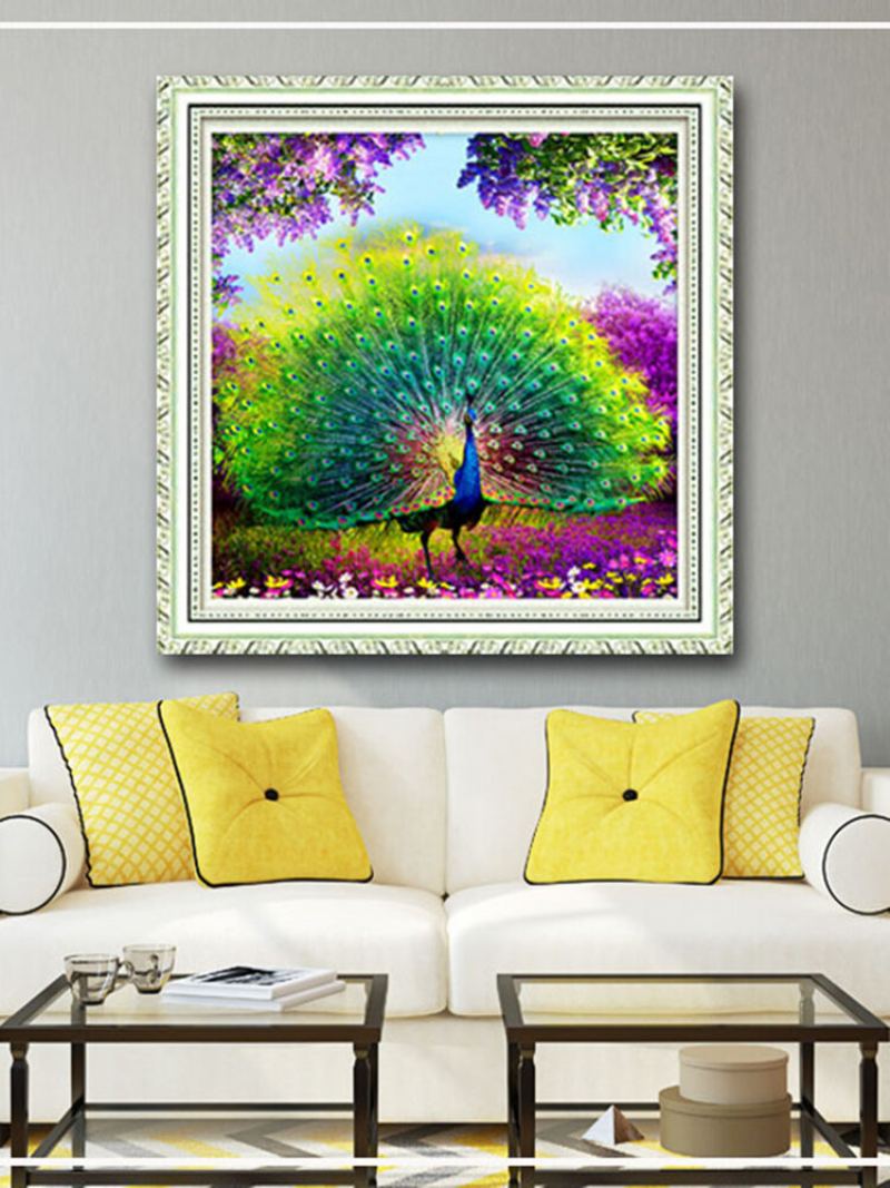 Peacock Diamond Painting Home Wall Art Decor