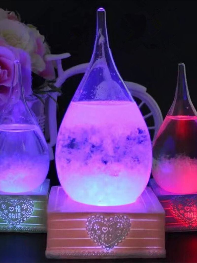 Předpověď Počasí Crystal Drop Tvar Vody Storm Glass Domácí Dekorace Vánoční Dárky