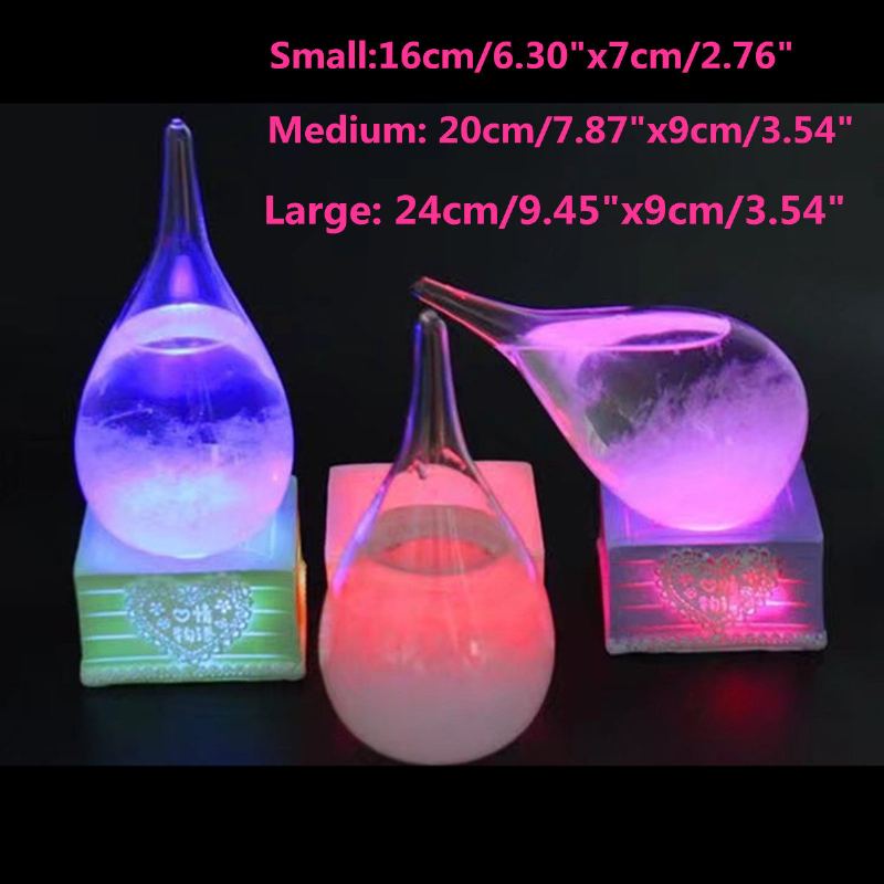 Předpověď Počasí Crystal Drop Tvar Vody Storm Glass Domácí Dekorace Vánoční Dárky