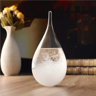 Předpověď Počasí Crystal Drops Tvar Vody Storm Glass Home Decor Vánoční Dárek