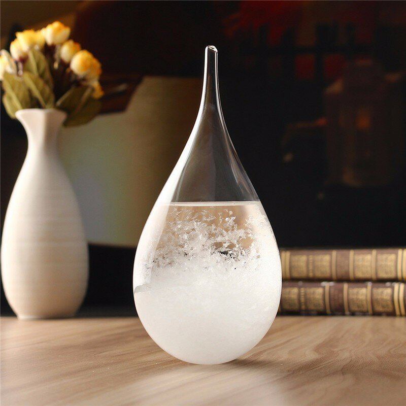 Předpověď Počasí Crystal Drops Tvar Vody Storm Glass Home Decor Vánoční Dárek