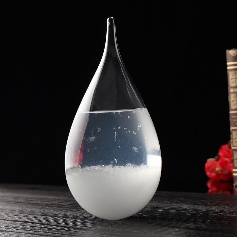 Předpověď Počasí Crystal Drops Tvar Vody Storm Glass Home Decor Vánoční Dárek