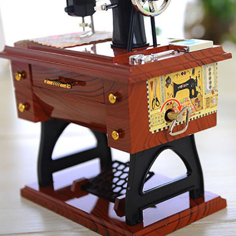 Pro Elise Music Box Klasický Šicí Stroj Creative Craft Domácí Dekorace Dárek K Narozeninám