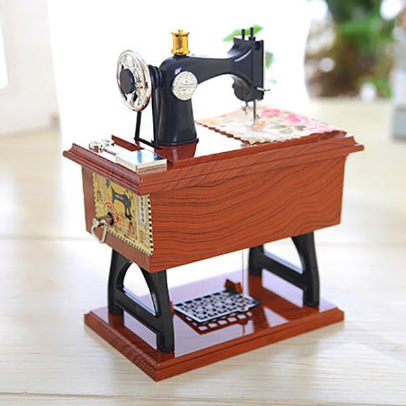 Pro Elise Music Box Klasický Šicí Stroj Creative Craft Domácí Dekorace Dárek K Narozeninám