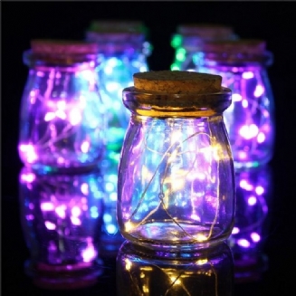 Romantické Vánoce 10 Led Barev Seed Vase Lights Svatební Vrchol Pohádková Světla Home Decor