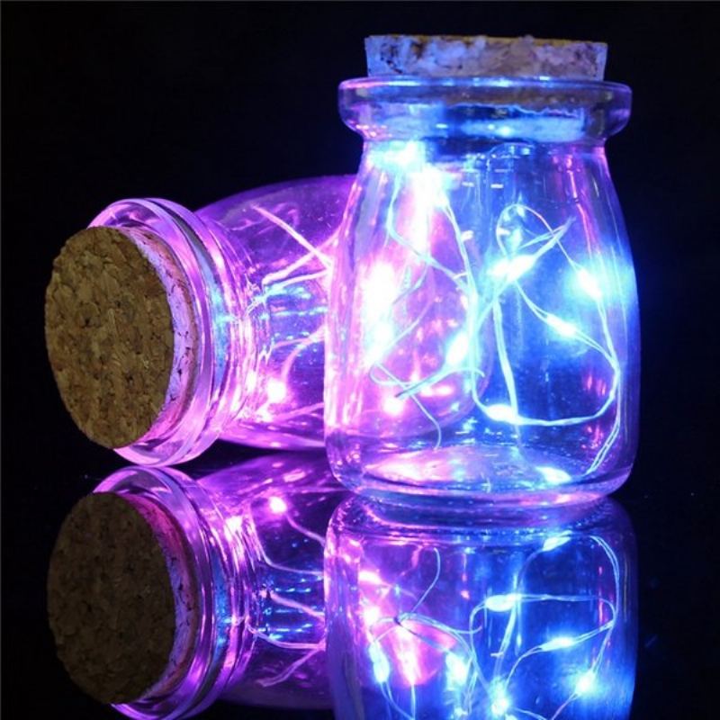 Romantické Vánoce 10 Led Barev Seed Vase Lights Svatební Vrchol Pohádková Světla Home Decor