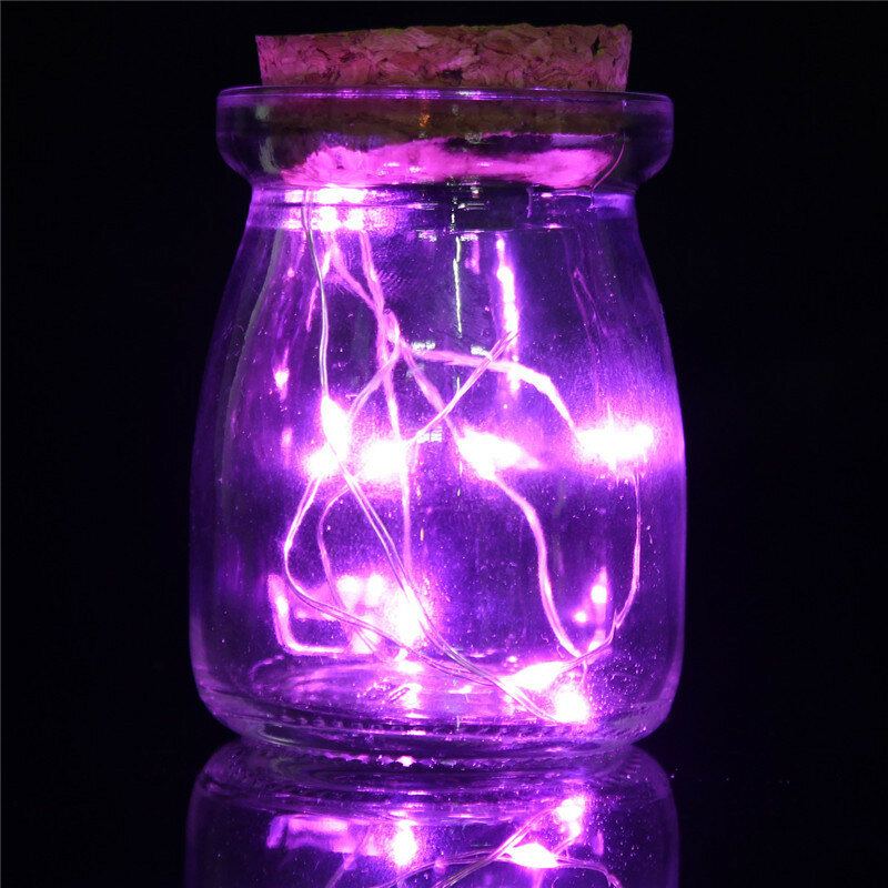 Romantické Vánoce 10 Led Barev Seed Vase Lights Svatební Vrchol Pohádková Světla Home Decor