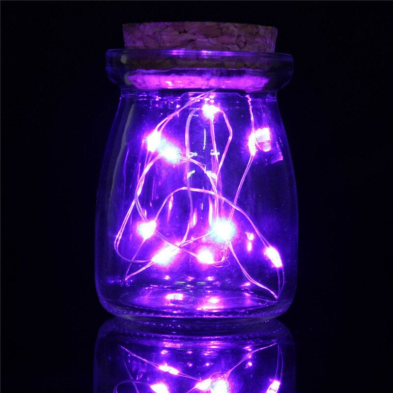 Romantické Vánoce 10 Led Barev Seed Vase Lights Svatební Vrchol Pohádková Světla Home Decor