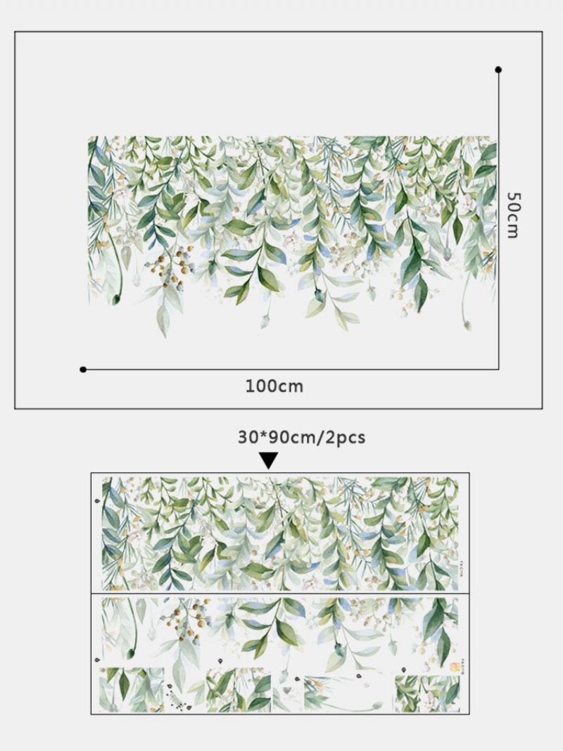Samolepící Samolepicí Domácí Dekorace Se Vzorem Rostlin Na Pvc Samolepky Do Obývacího Pokoje