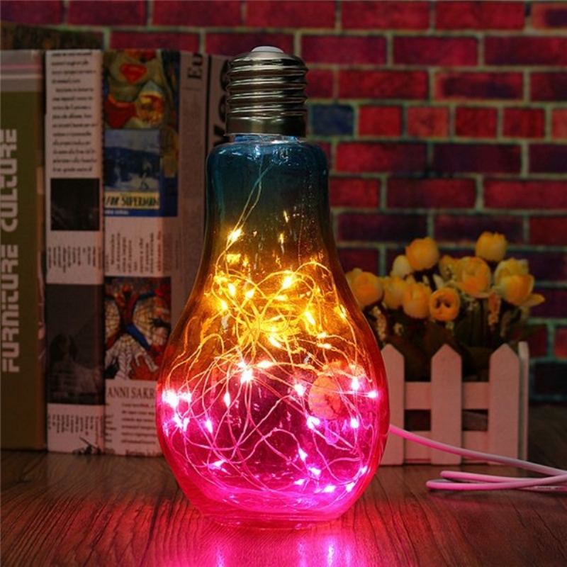 Usb 30 Led Globe Ball Žárovka Fairy Light Svatební Párty Vánoční Dekorace Dc5v