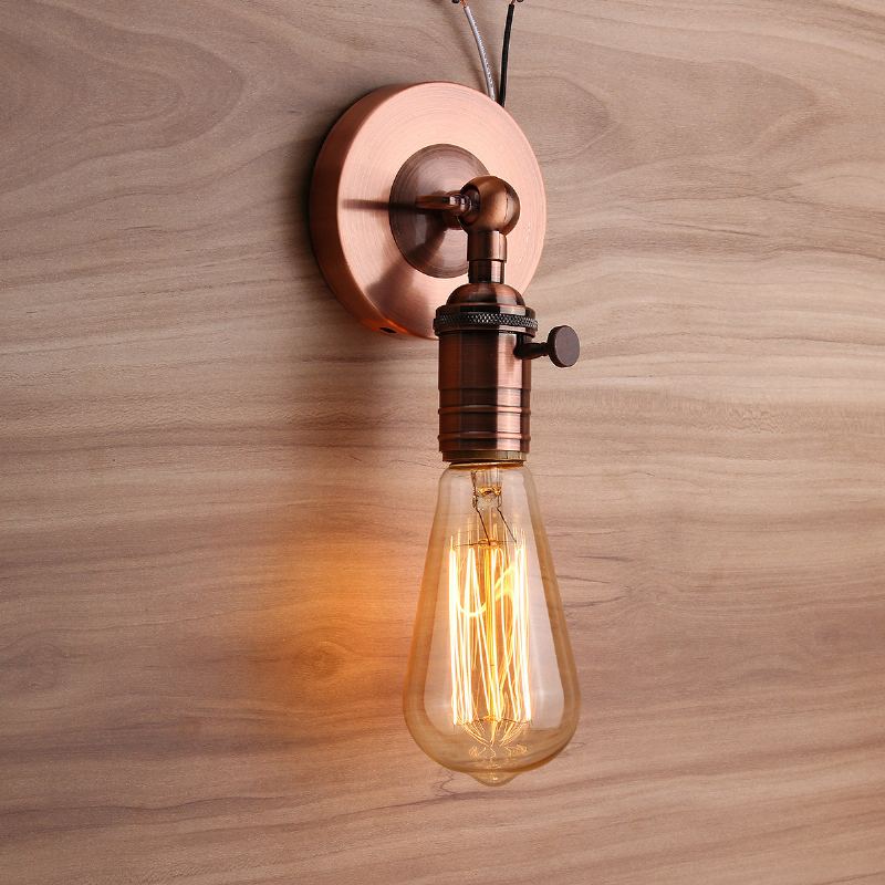 Vintage Nástěnné Svítidlo E27 Industrial Edison Podkroví Retro Lampa Starožitné Schodiště Light Room Home Decor