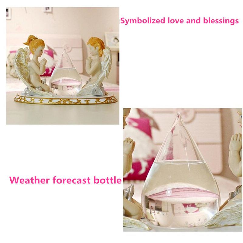 Water Storm Skleněná Láhev Anděl Předpověď Počasí Crystal Home Decor Vánoční Dárek