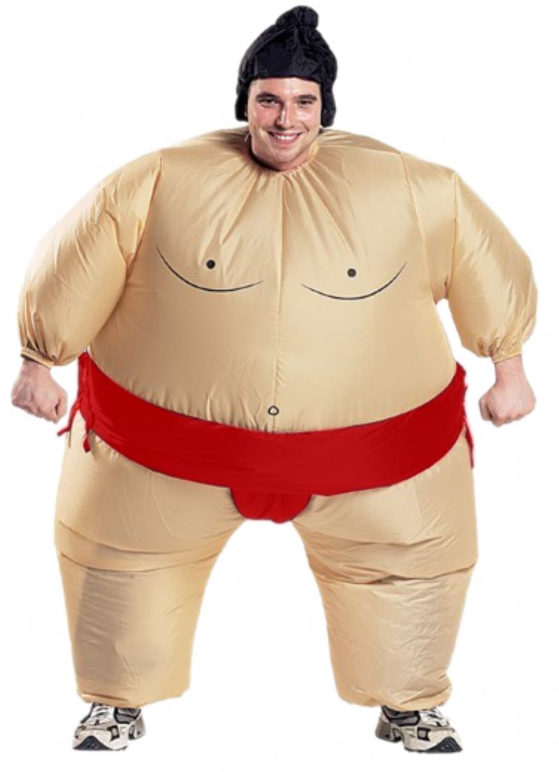 2 Barvy Dospělý Nafukovací Kostým Cosplay Sumo Halloween Pro Muže Ženy Módní Představení Dropshipping