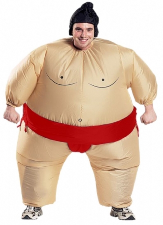 2 Barvy Dospělý Nafukovací Kostým Cosplay Sumo Halloween Pro Muže Ženy Módní Představení Dropshipping