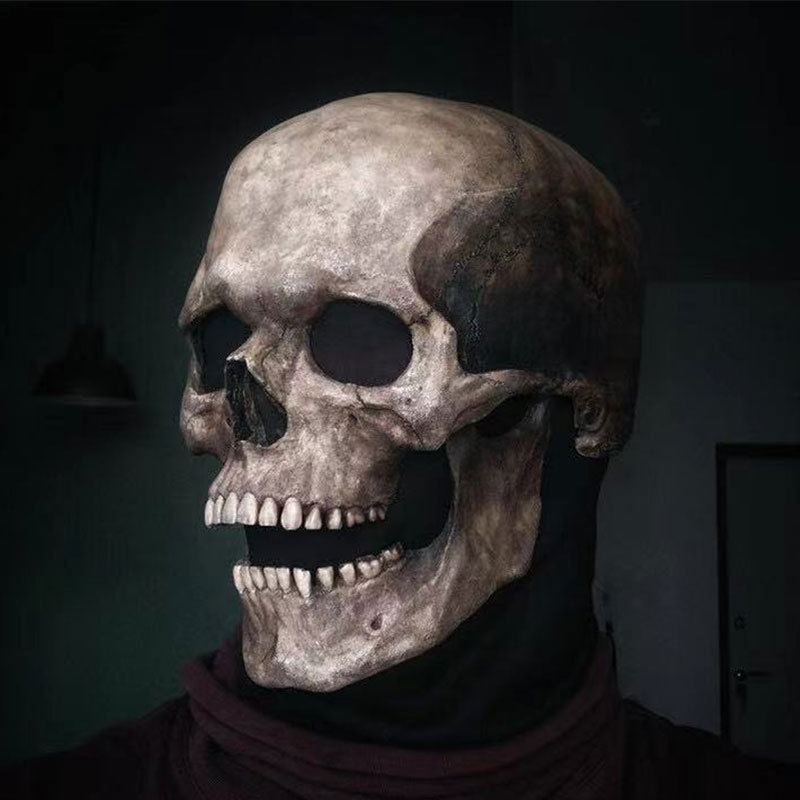 2023 Halloween Full Head Skull Mask Osobnostní Sváteční Hororová Dekorativní Maska