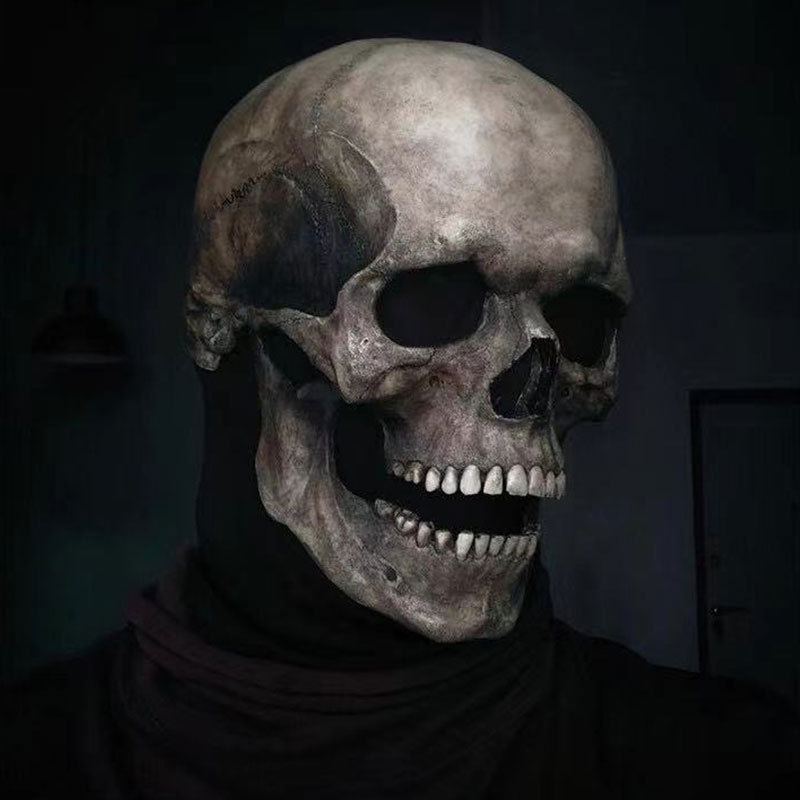 2023 Halloween Full Head Skull Mask Osobnostní Sváteční Hororová Dekorativní Maska