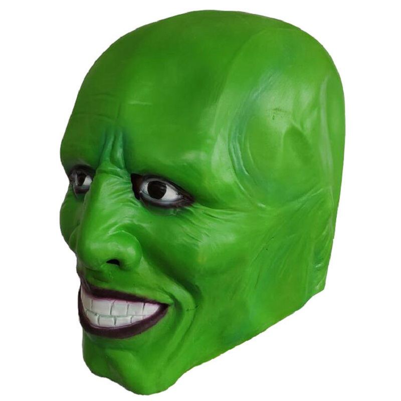 Film Maska Jim Carrey Latexové Masky Pro Cosplay Party Green