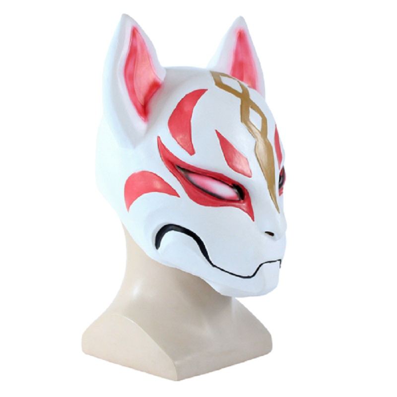 Fox Drift Mask Fortnite Helmet Face Fox Halloween Kostýmní Doplňky