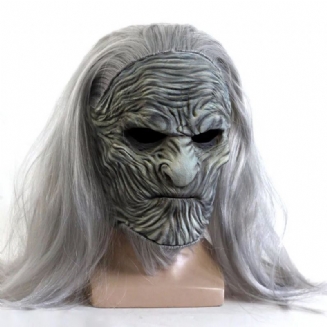 Game Of Thrones 8 The White Walkers Cosplay Maska Strašidelný Noční Král Zombie Latexové Masky Kostýmy Na Halloweenskou Párty