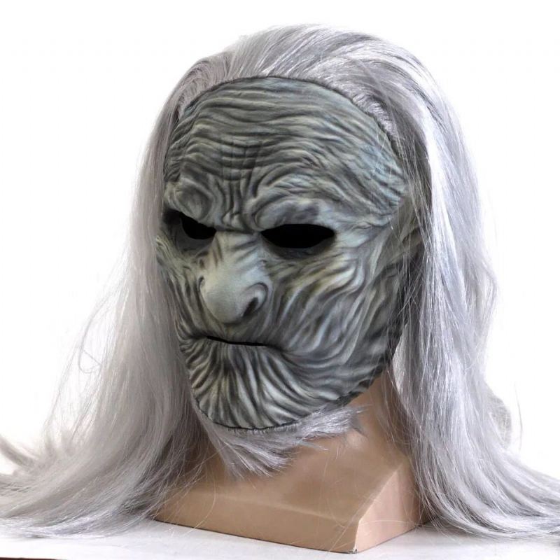 Game Of Thrones 8 The White Walkers Cosplay Maska Strašidelný Noční Král Zombie Latexové Masky Kostýmy Na Halloweenskou Párty