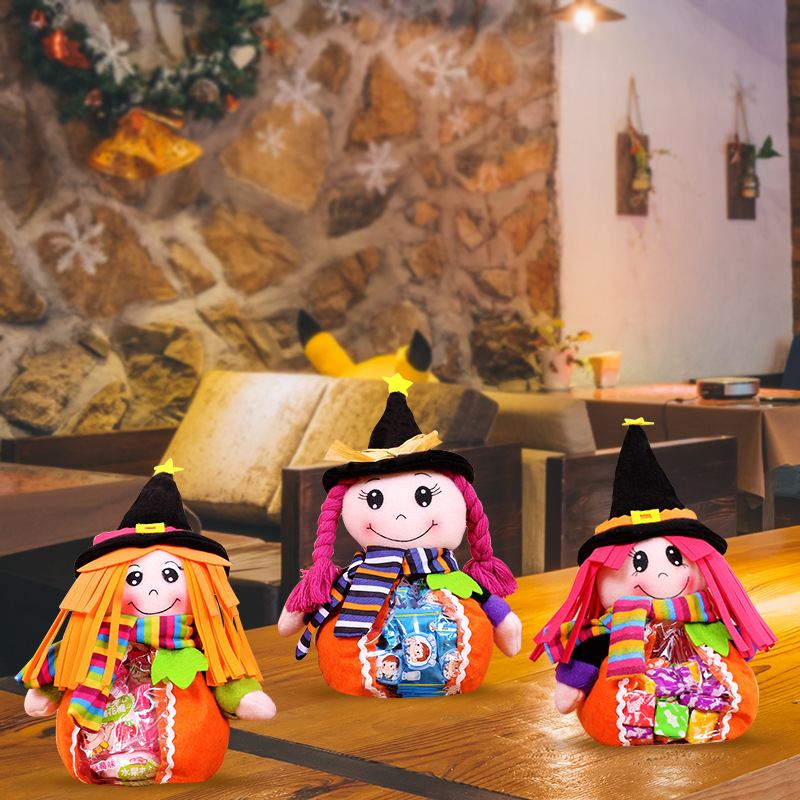 Halloweenská Dekorace Do Školky Dětský Dárkový Sáček Na Cukroví Kreativní Na Cukr Trojrozměrná Na Z Dýně