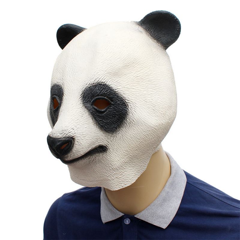 Halloweenské Nové Sváteční Party Potřeby Aanimal Latexová Maska Giant Panda 37*32*27