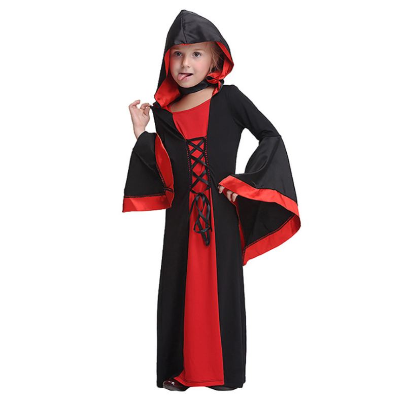 Halloweenské Šaty Dlouhý Dětský Oblek Pro Hallowmas Performance Wear Resistance Quality Day