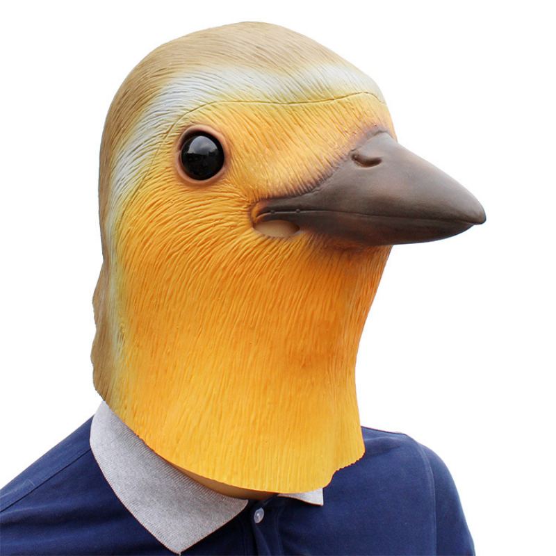 Halloweenský Karnevalový Cosplay Zvířecí Maska Robin Bird Pokrývka Hlavy Mask