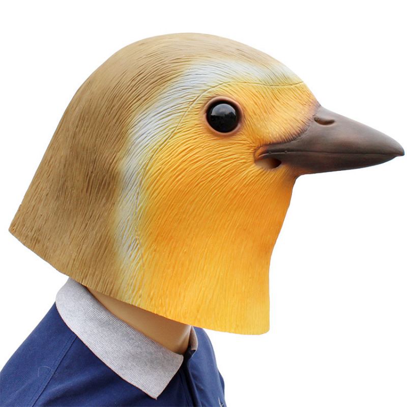 Halloweenský Karnevalový Cosplay Zvířecí Maska Robin Bird Pokrývka Hlavy Mask