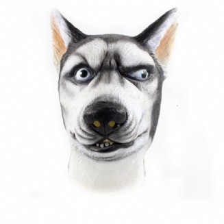 Komiksový Sibiřský Husky Dog Novinka 3d Latexová Zvířecí Maska