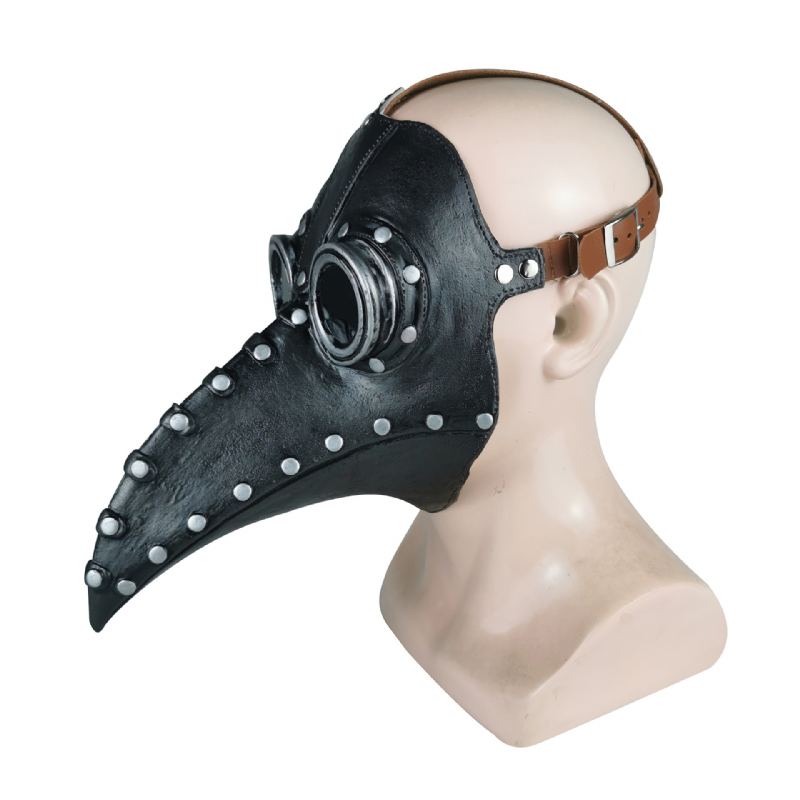 Legrační Středověký Steampunk Morový Doktor Bird Mask Latex Punk Cosplay Masky Zobák Dospělý Halloween Event Rekvizity