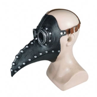 Legrační Středověký Steampunk Morový Doktor Bird Mask Latex Punk Cosplay Masky Zobák Dospělý Halloween Event Rekvizity