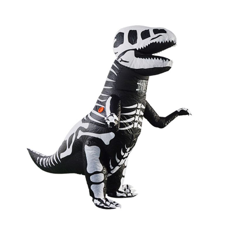 Nafukovací Oblek Tyrannosaurus Pro Halloweenské Představení Vodotěsný Odolný Vycházkový Dinosaurus Tlakový Kostým