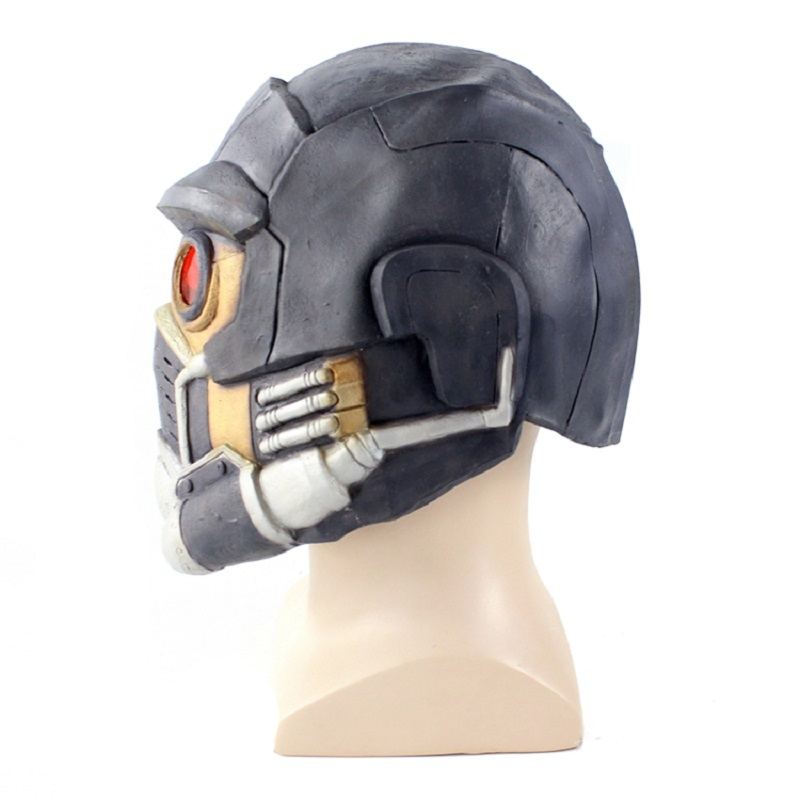 Nejnovější Guardians Star Cosplay Lord Mask Latexová Helma V Životní Velikosti