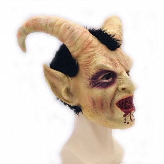 Scary Mask Demon Devil Lucifer Roh Maska Halloween Cosplay Festival Party Rekvizity