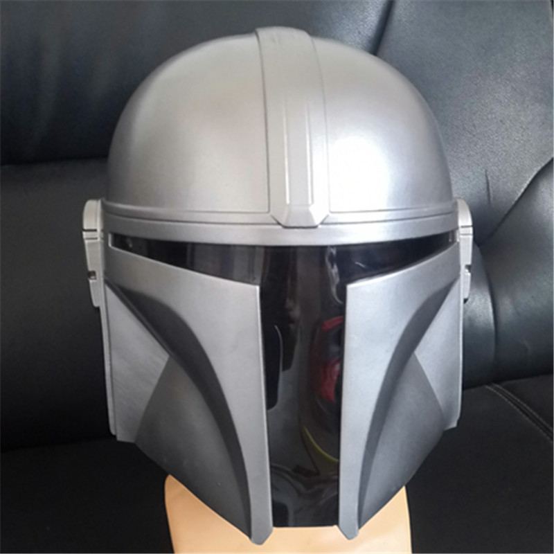 Star Wars Mandalorianská Helma Pvc Maska Halloween Cosplay Makeup Kostýmové Rekvizity