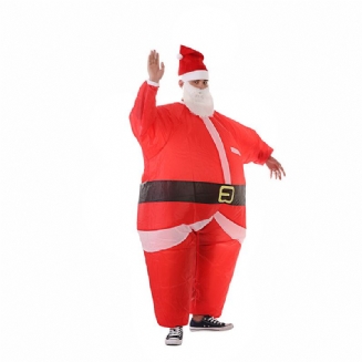 Vánoční Kostýmy Santa Clause Claus Nafukovací Oblečení Cosplay Zábavné Party Aktivity Taneční Rekvizity